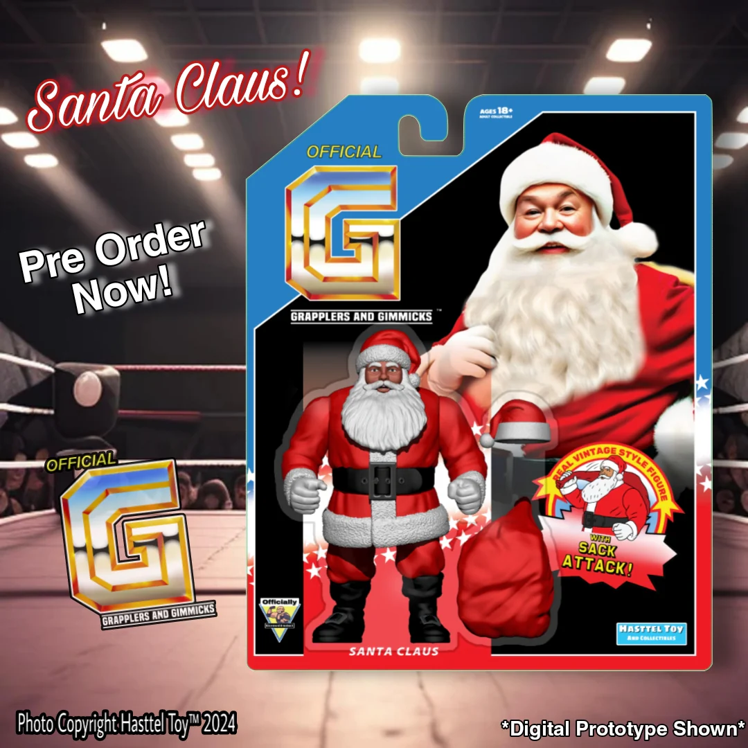 2025 Hasttel Toy Grapplers & Gimmicks Santa Claus – Wrestling