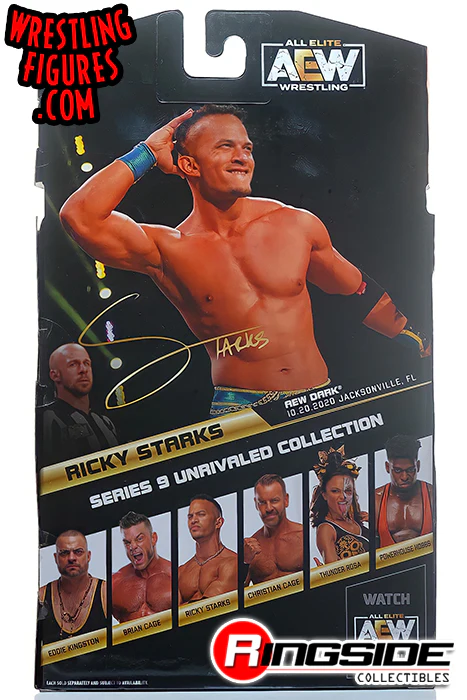 2022 AEW Jazwares Unrivaled Collection Series 9 #75 Ricky Starks