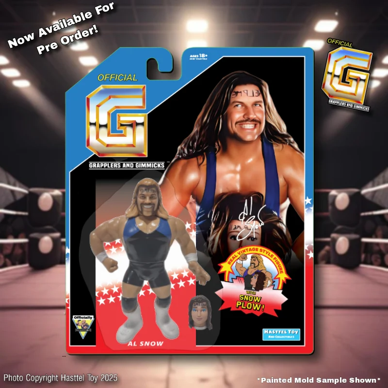 2025 Hasttel Toy Grapplers & Gimmicks Al Snow – Wrestling Figure