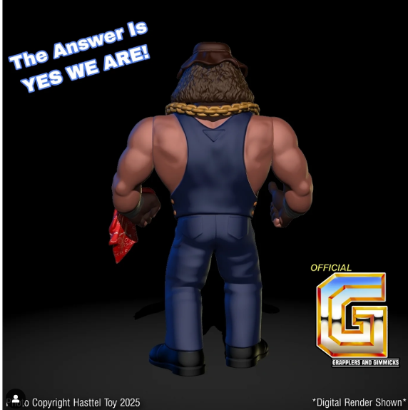 2025 Hasttel Toy Grapplers & Gimmicks Hillbilly Jim