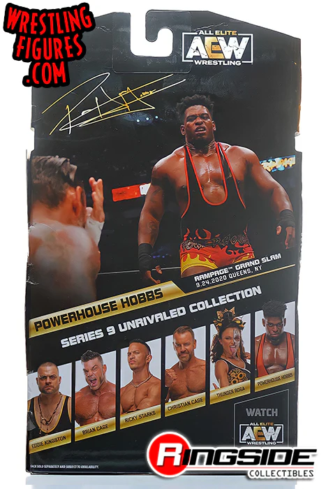 2022 AEW Jazwares Unrivaled Collection Series 9 #78 Powerhouse Hobbs