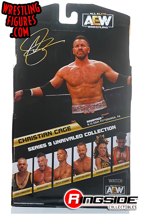 2022 AEW Jazwares Unrivaled Collection Series 9 #76 Christian Cage