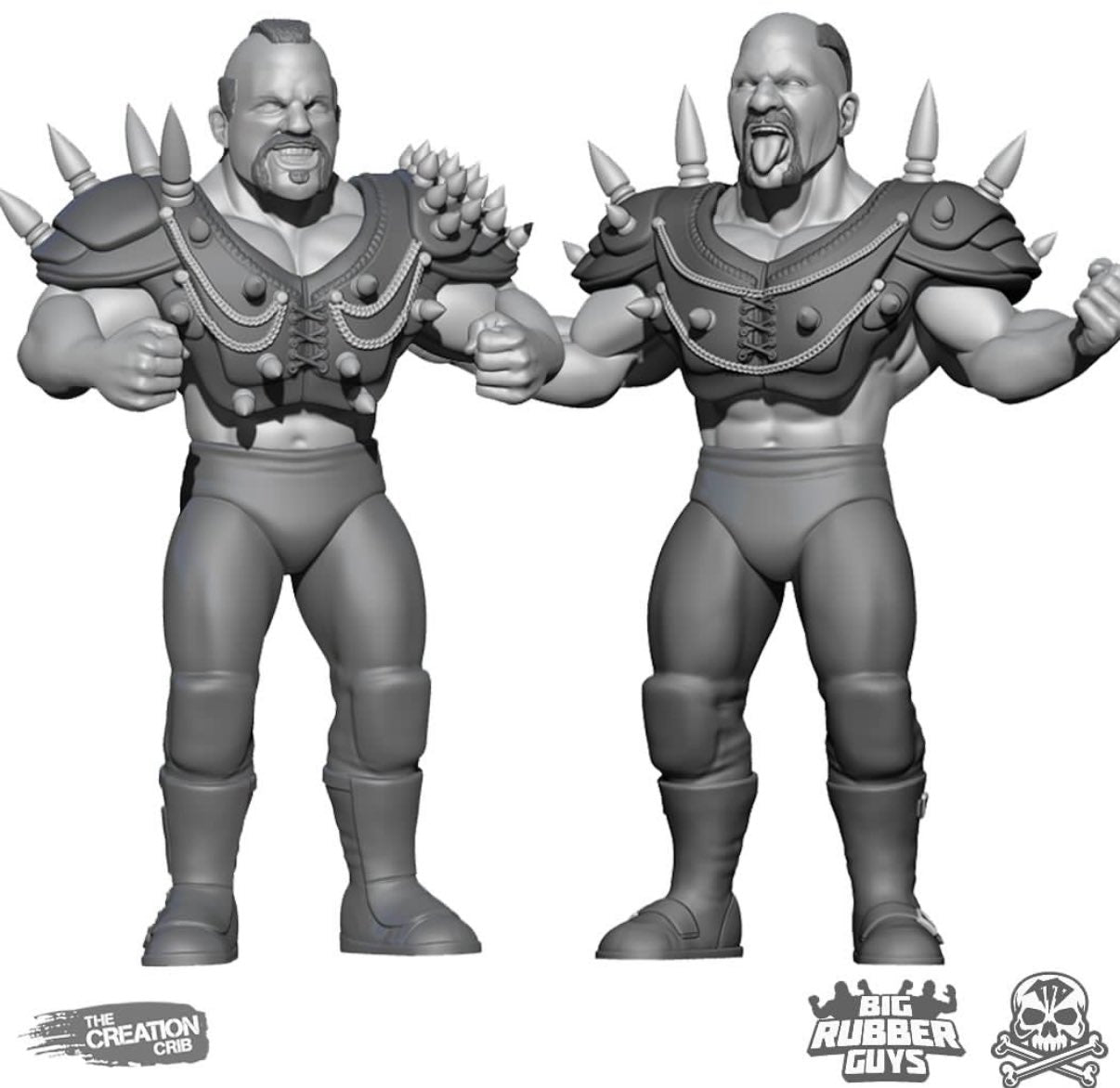 2024 Major Wrestling Figure Podcast Big Rubber Guys Series 8 Road Warrior Hawk