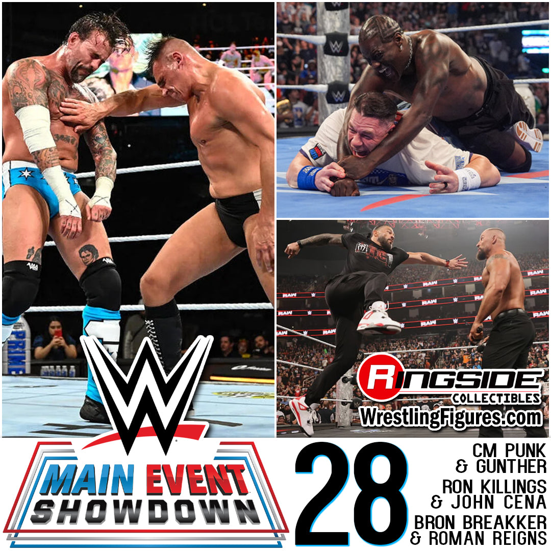2026 WWE Mattel Main Event Showdown Series 28 Ron Killings vs. John Cena