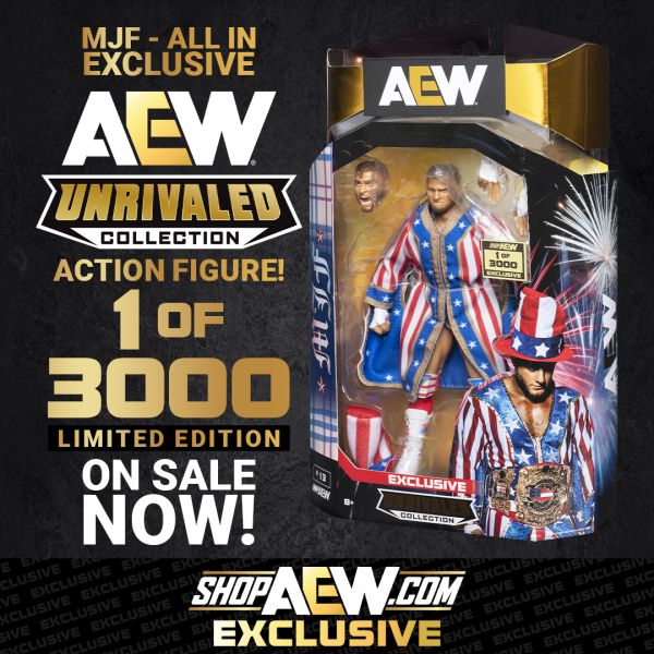 2025 AEW Jazwares Unrivaled Collection Shop AEW Exclusive #13 MJF