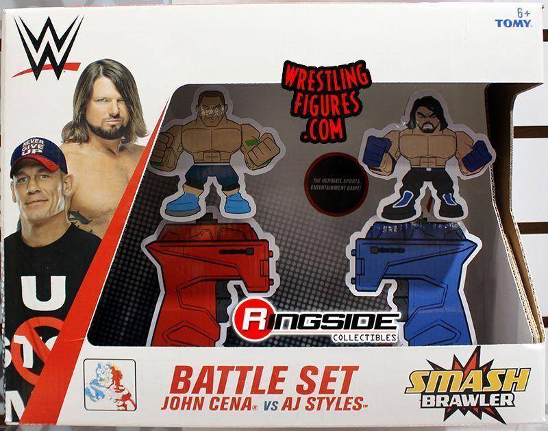 2019 WWE TOMY Smash Brawler Battle Game Set: John Cena vs. AJ Styles