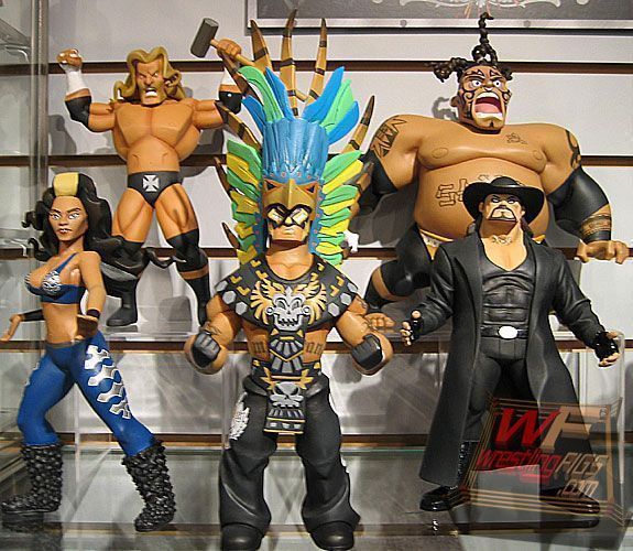 Unreleased WWE Jakks Pacific 8" Vinyl Aggression Rey Mysterio