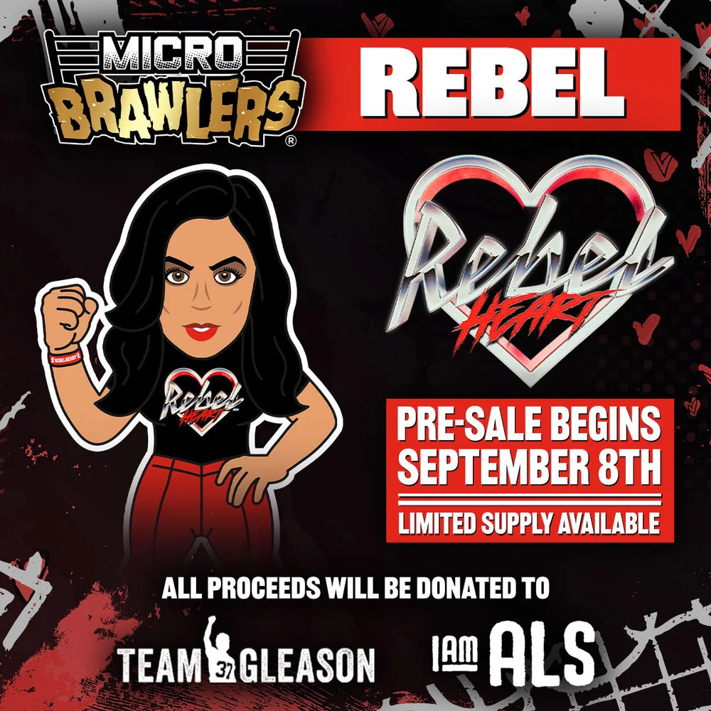 2026 AEW Pro Wrestling Tees Micro Brawlers Limited Edition Rebel
