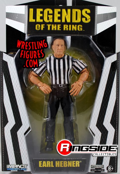 2014 TNA Wrestling Jakks Pacific Legends of the Ring Earl Hebner