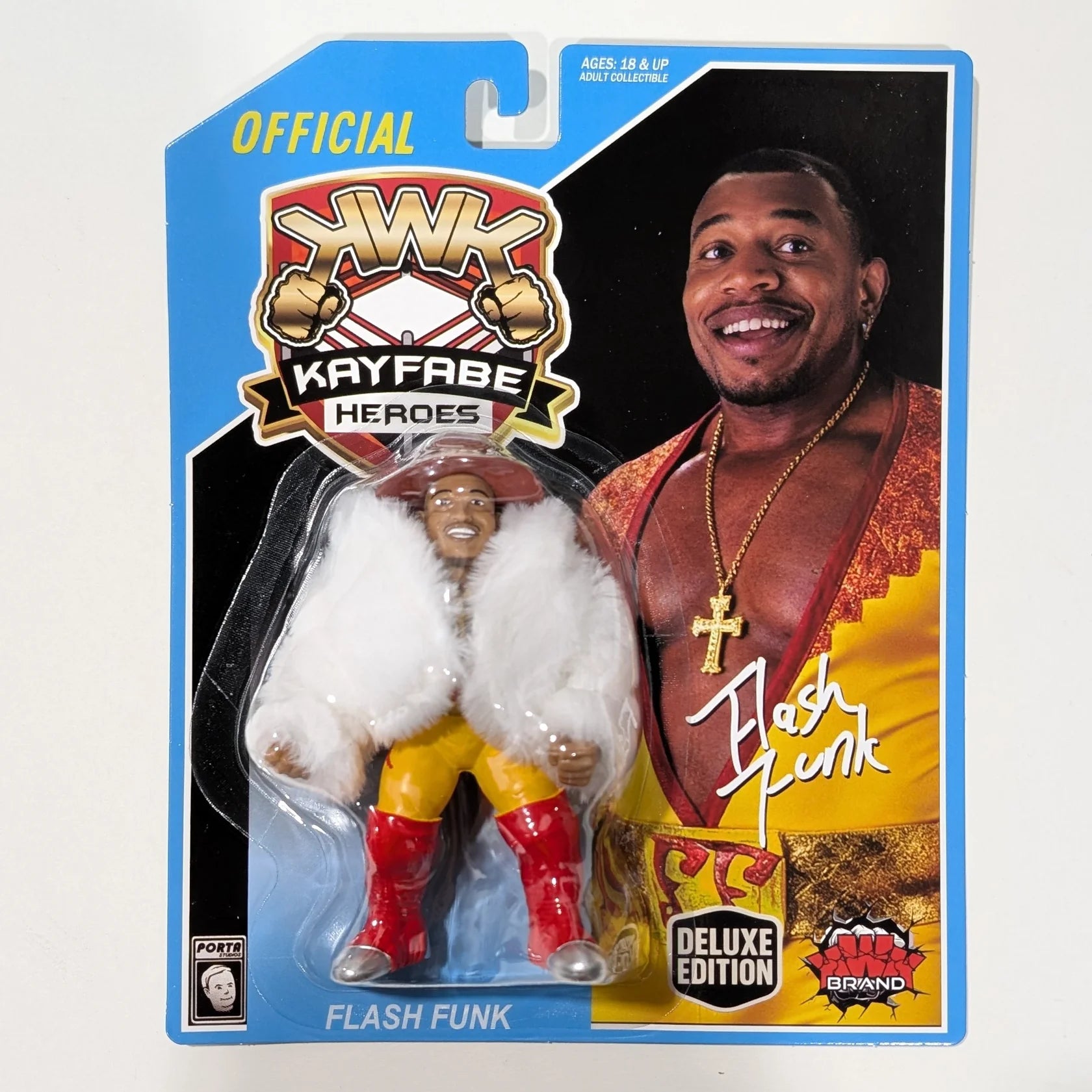 2026 KWK Kayfabe Heroes Deluxe Edition Flash Funk [With Yellow