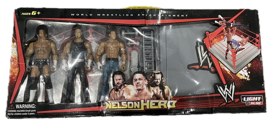 Nelson Hero Bootleg/Knockoff 3-Pack: CM Punk, Matt Hardy & John Cena
