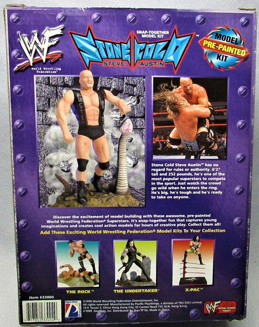 1999 WWF Pacific Playthings Stone Cold Steve Austin Snap-Together Model Kit