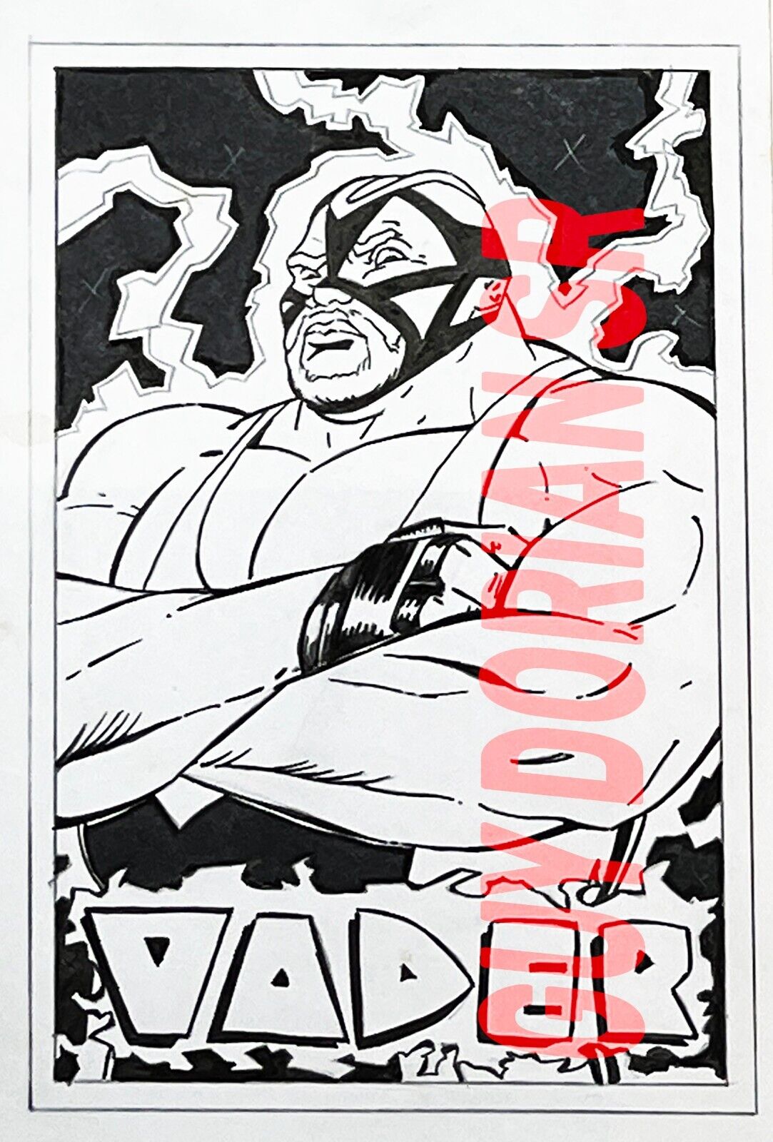 1996 WWF Just Toys Bend-Ems Series 4 Vader