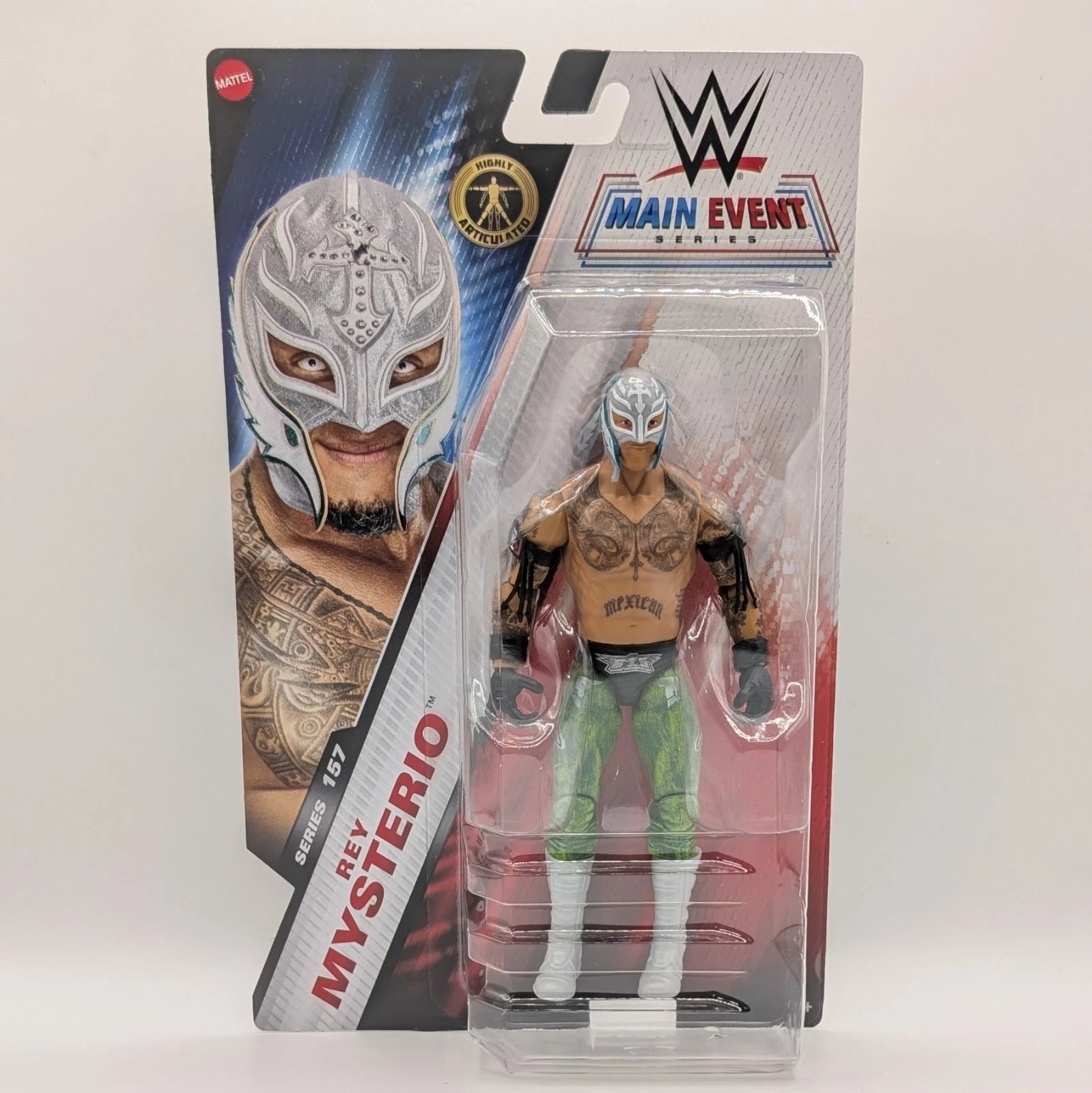 WWE REY MYSTERIO Jakks Figura de Lucha Ruthless Agresión Serie 4 Blanca WWE REY MYSTERIO Jakks Figura de Lucha Ruthless Agresión Serie 4 Blanca