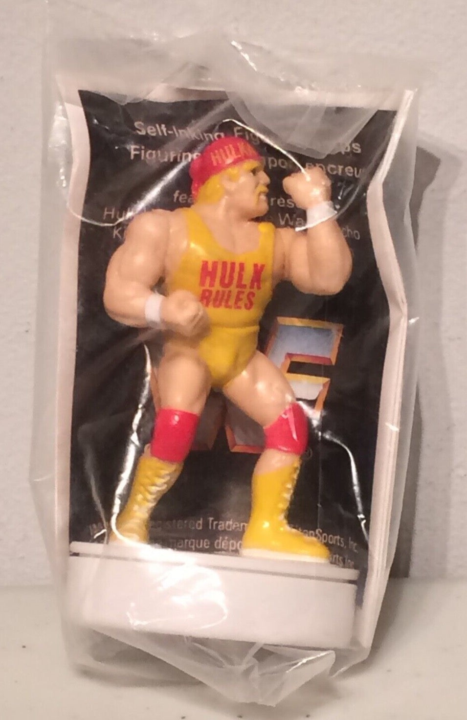 1991 WWF Titan sold Sports Inc Hulk Hogan Suspenders