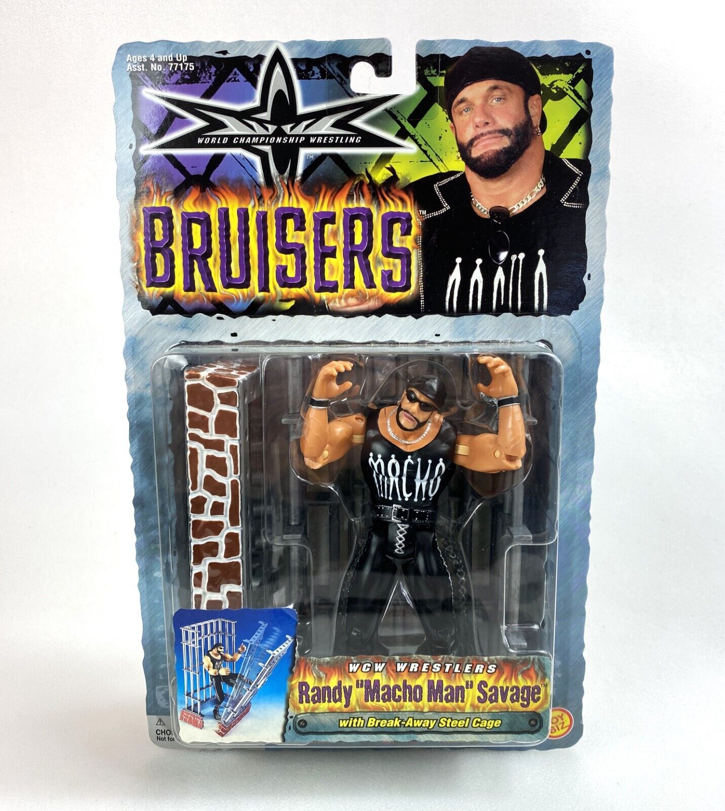 1999 WCW Toy Biz Bruisers Randy 