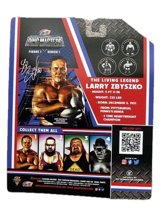 2023 Rush Collectibles Ring Masters UK Exclusive Larry Zbyszko