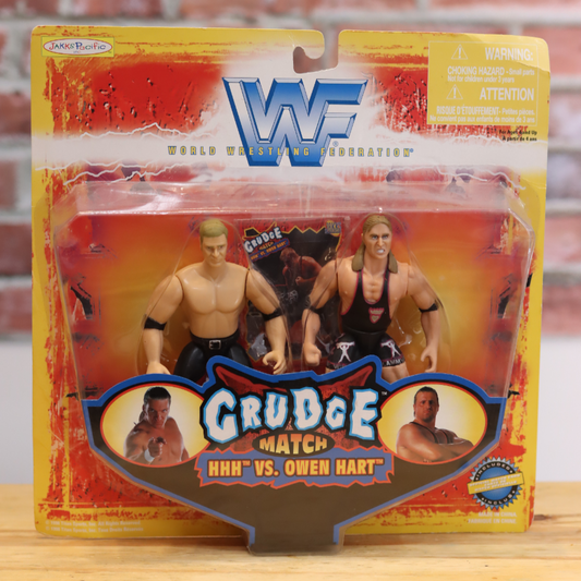 1998 WWF Jakks Pacific Grudge Match: HHH vs. Owen Hart [Classic Logo]
