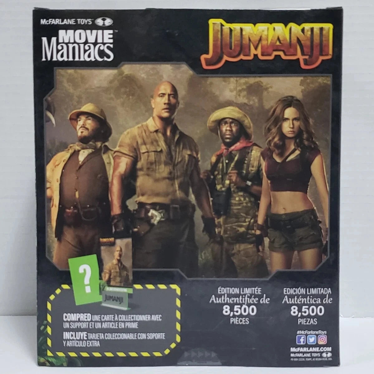 2023 McFarlane Toys Jumanji Movie Maniacs Dr. Smolder Bravestone