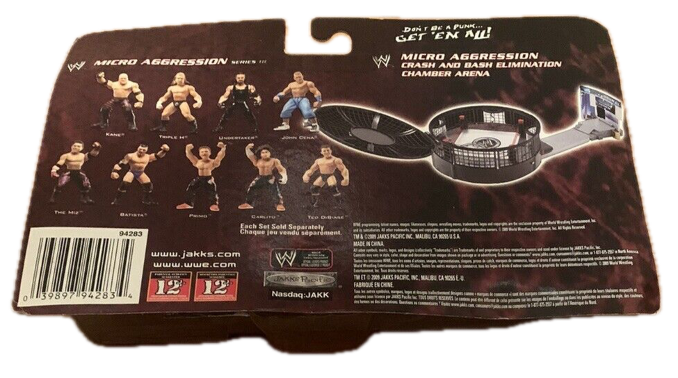 Unreleased WWE Jakks Pacific Micro Aggression Series 18 Kane, Triple H & Undertaker