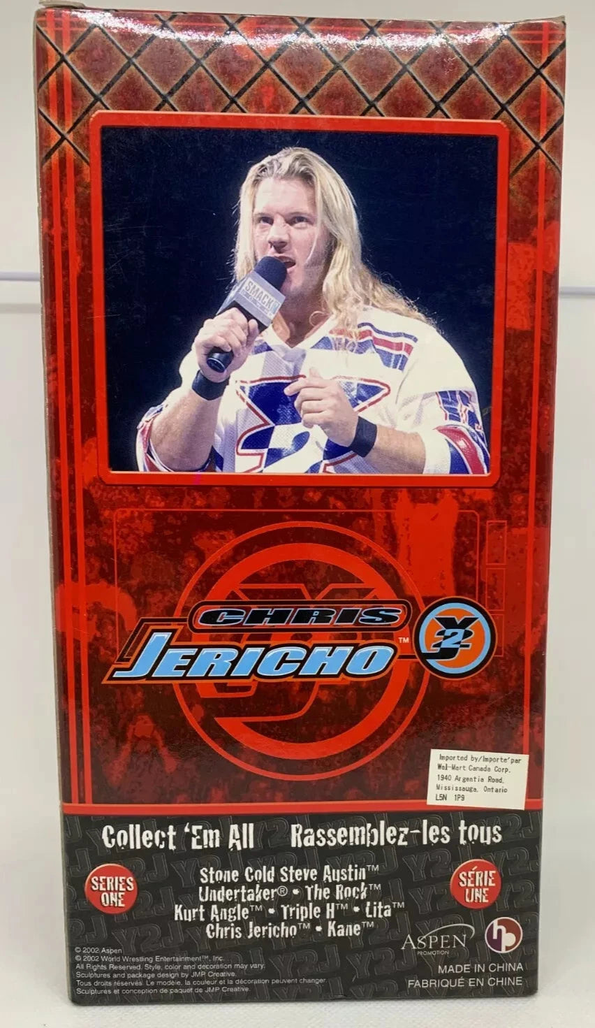 2002 WWE Aspen Rumble Heads Series 1 Chris Jericho