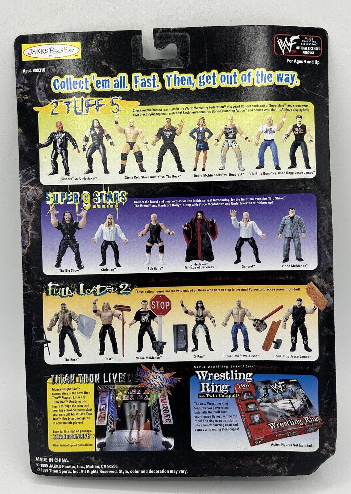 1999 WWF Jakks Pacific Camo Carnage Special Issue Road Dogg Jesse James