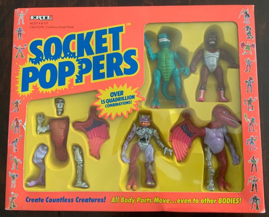 1991 Ertl Company Socket Poppers [With Wrestler]