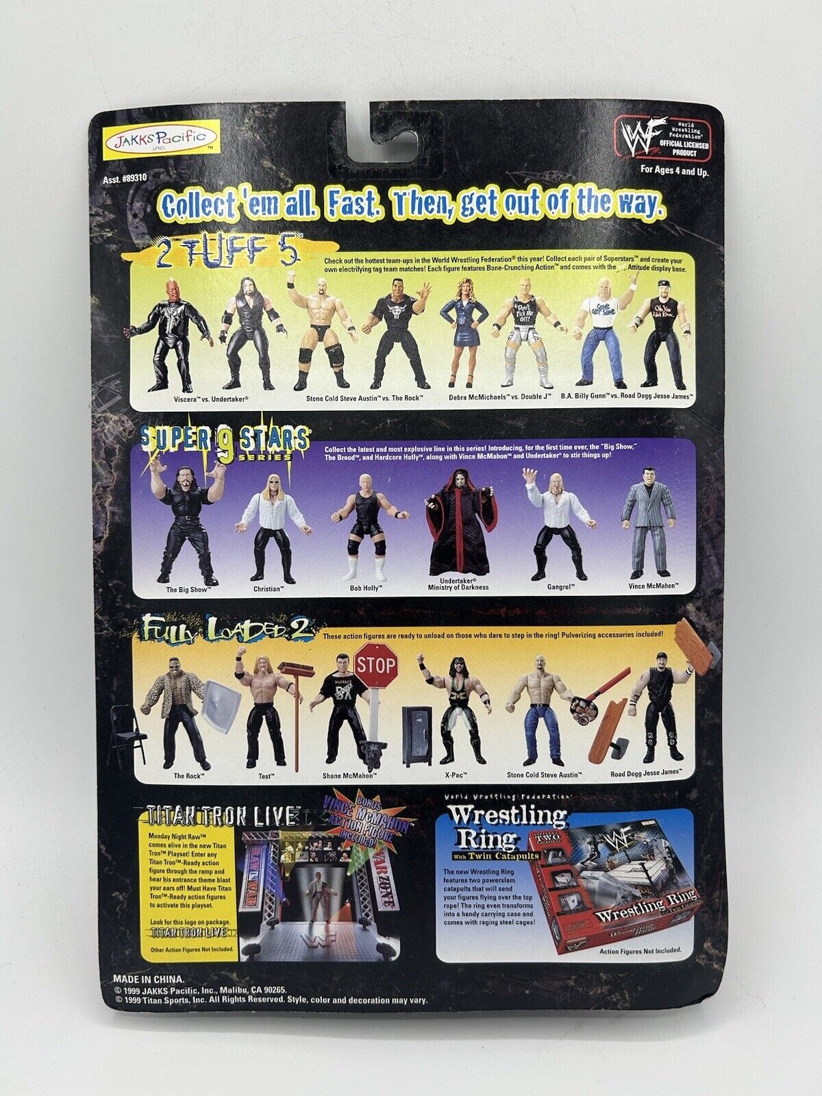 1999 WWF Jakks Pacific Camo Carnage Special Issue B.A. Billy Gunn