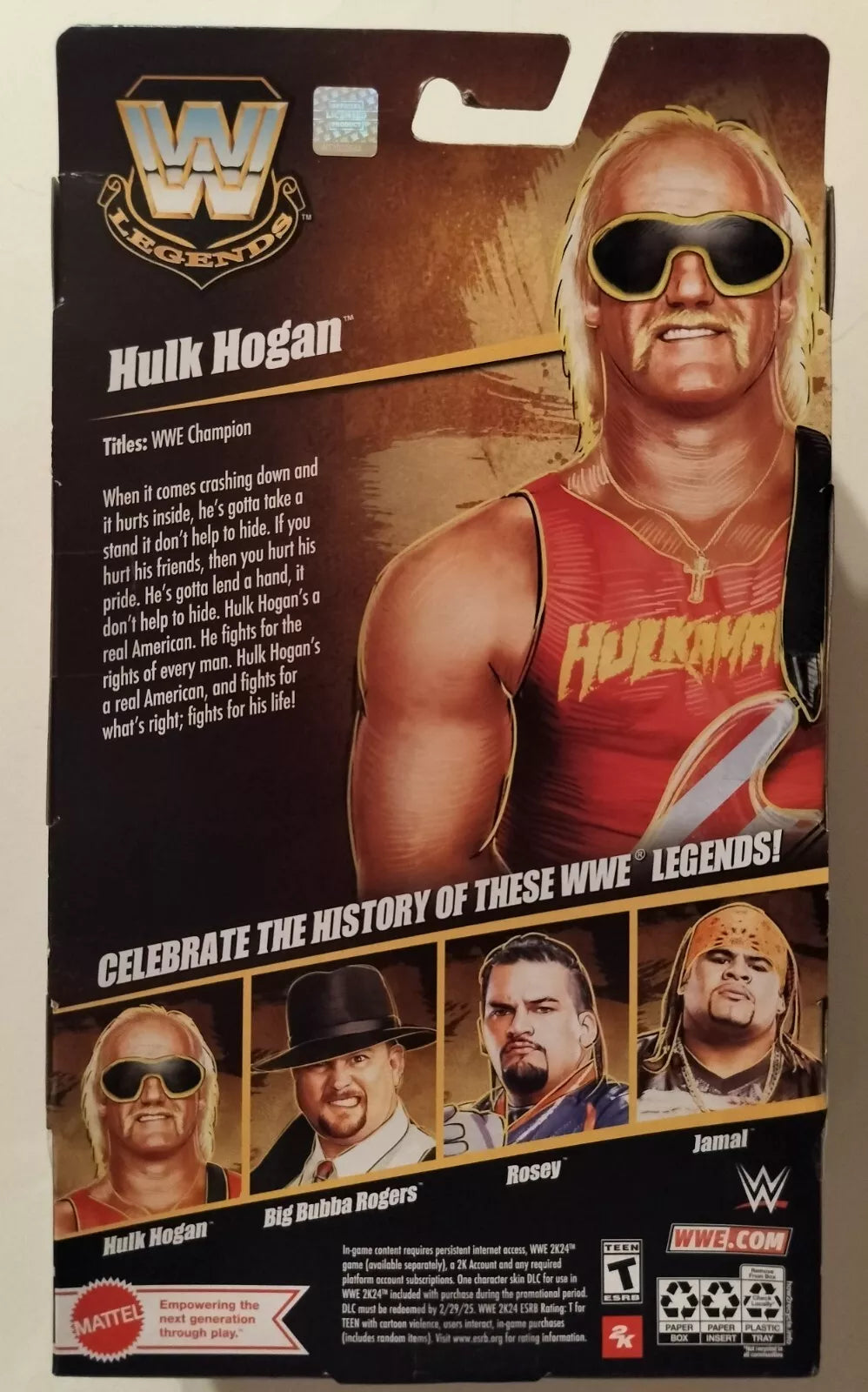 2024 WWE Mattel Elite Collection Legends Series 23 Hulk Hogan