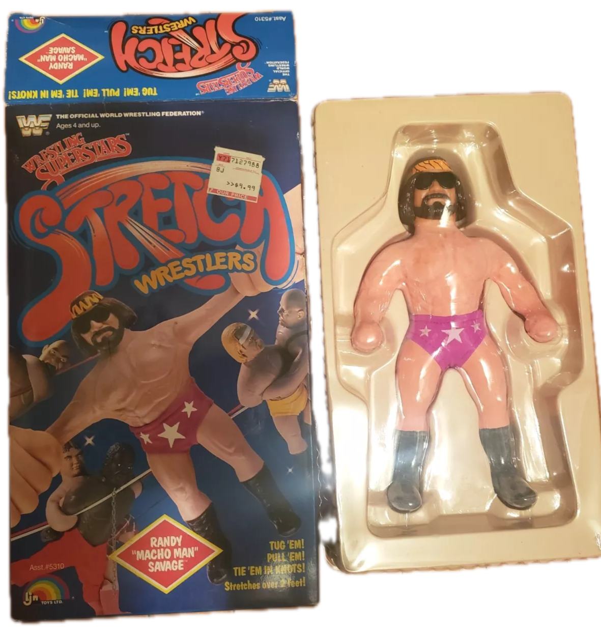 1987 WWF LJN Wrestling Superstars Stretch Wrestlers Randy "Macho Man" Savage