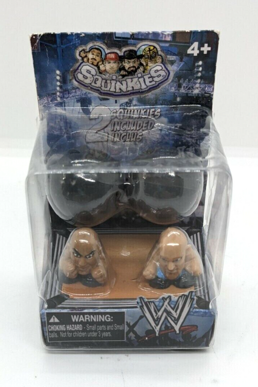 2012 WWE Blip Toys Squinkies The Rock vs. Stone Cold Steve Austin 2-Pack