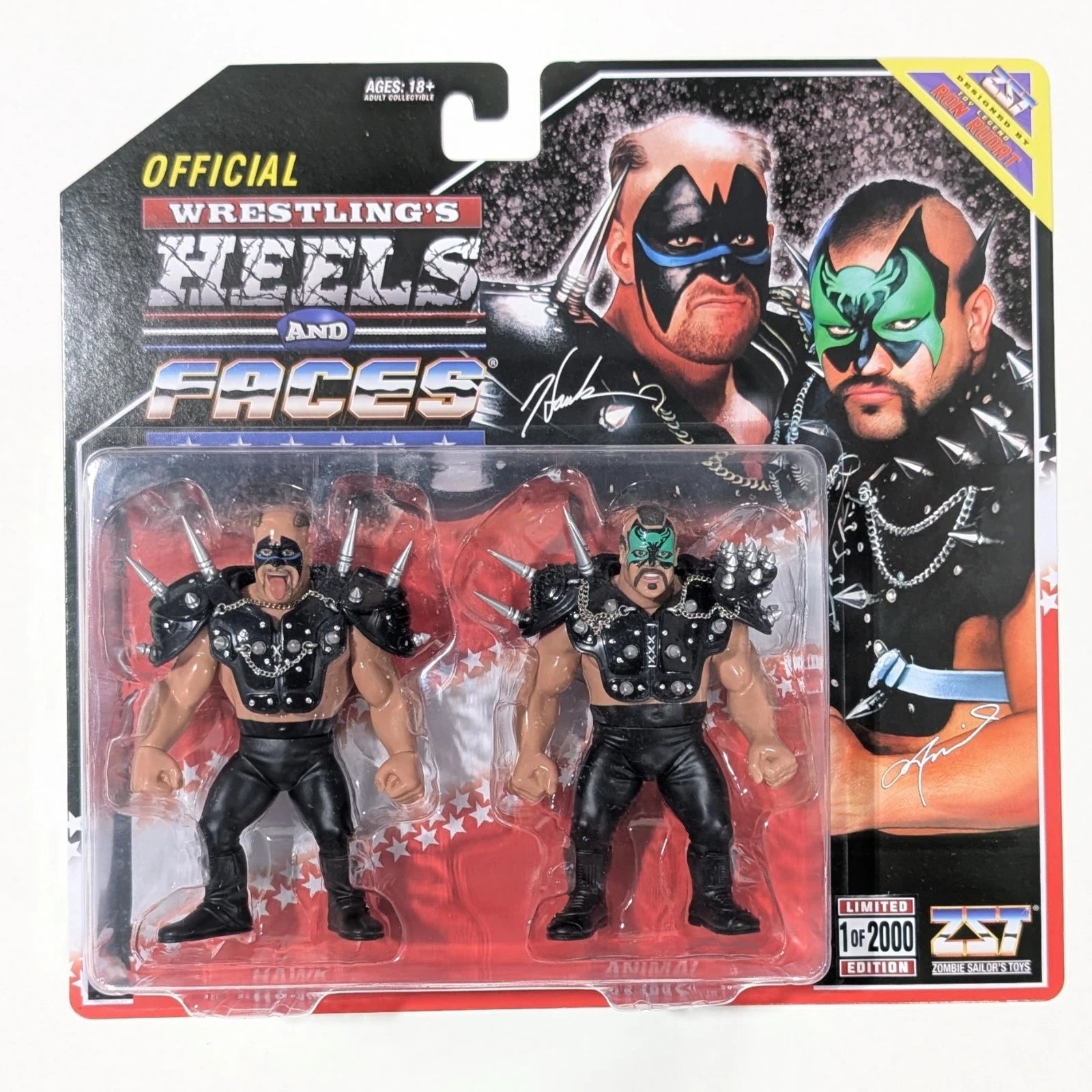 2025 Zombie Sailor's Toys Wrestling's Heels & Faces Multipack: The