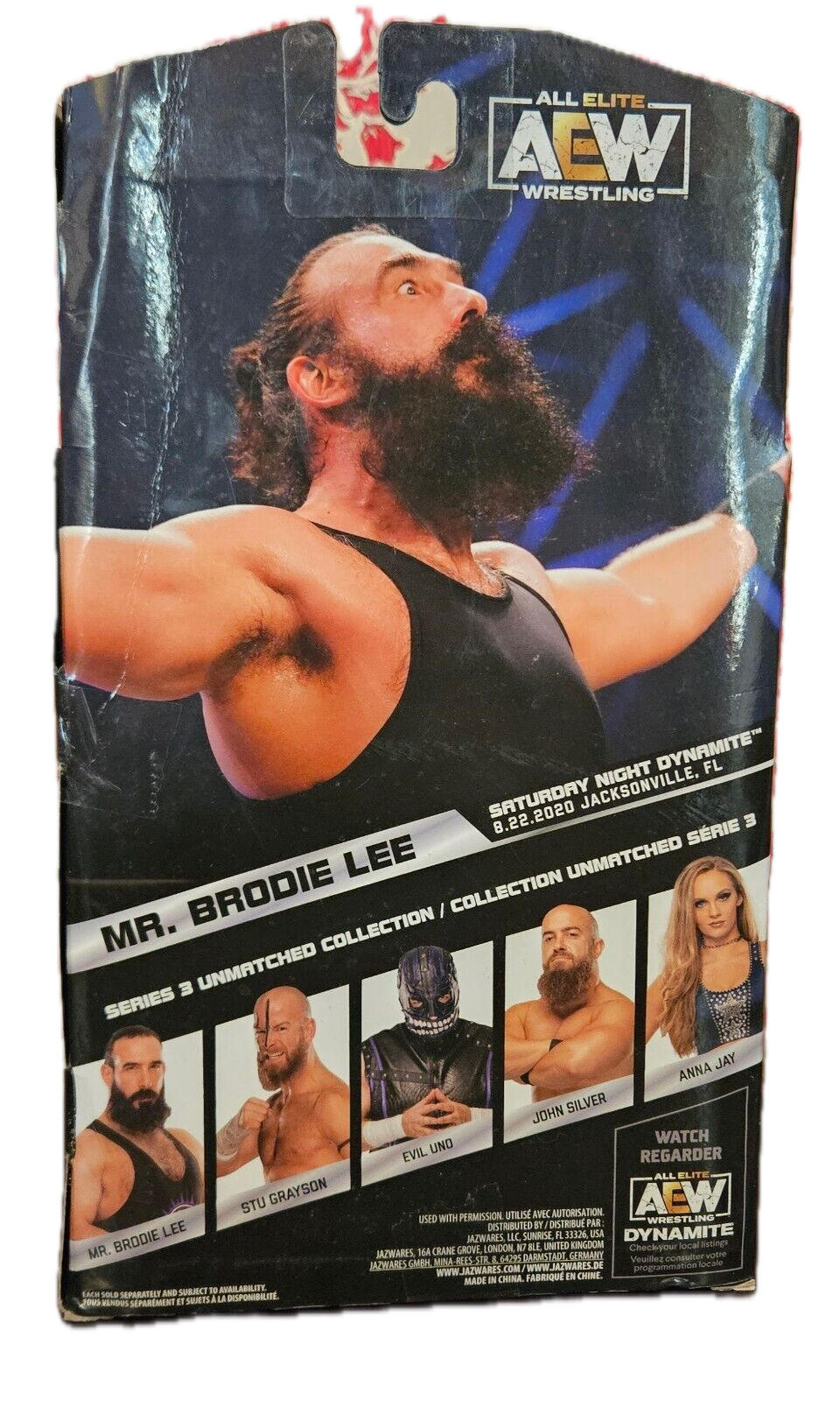 2022 AEW Jazwares Unmatched Collection Series 3 #17 Mr. Brodie Lee
