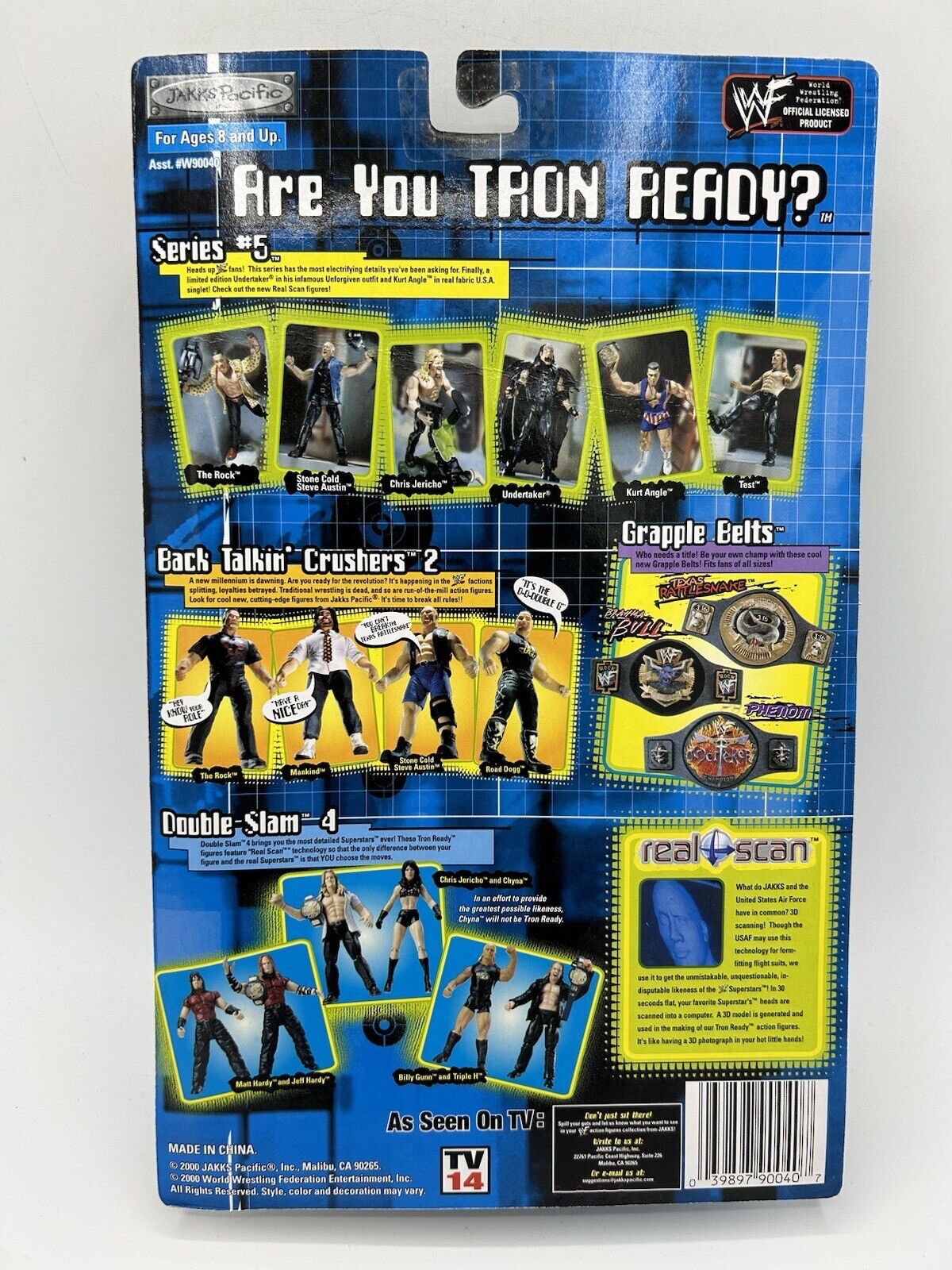 2000 WWF Jakks Pacific Titantron Live Series 5 Chris Jericho