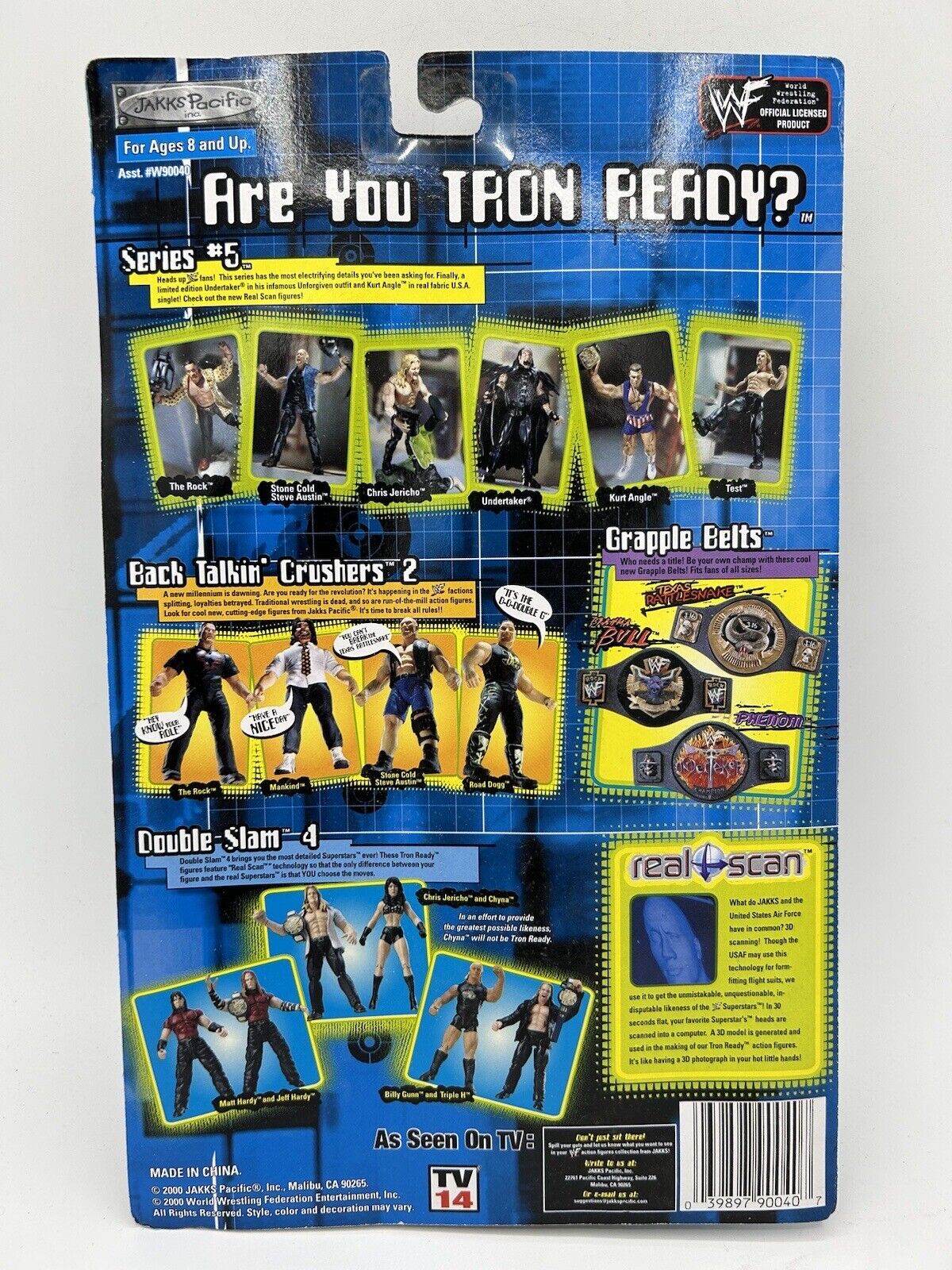 2000 WWF Jakks Pacific Titantron Live Series 5 Test