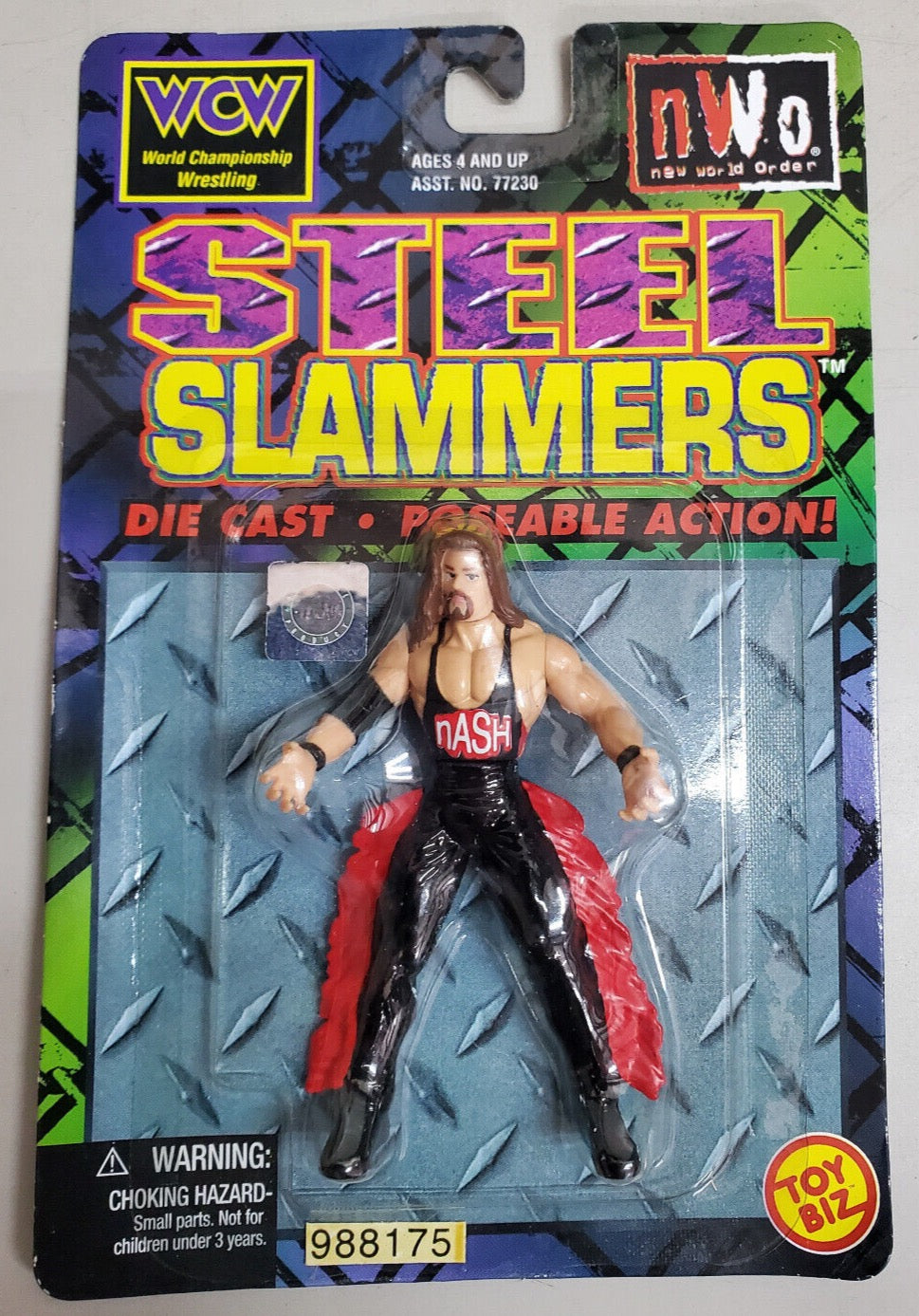 1999 WCW Toy Biz Steel Slammers Kevin Nash – Wrestling Figure Database