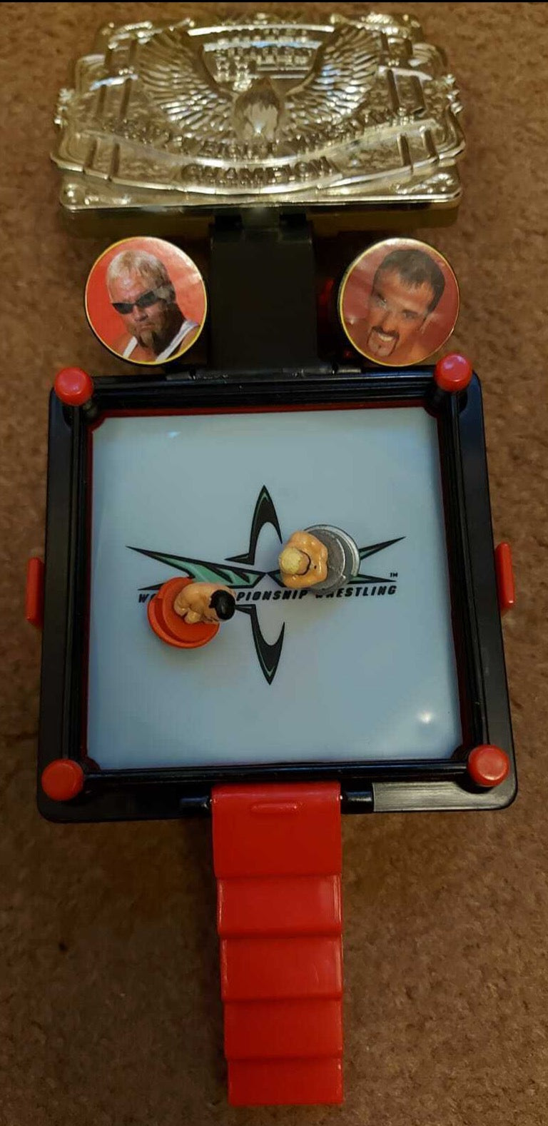 2000 WCW Toy Biz Whiplashers: Scott Steiner vs. Buff Bagwell