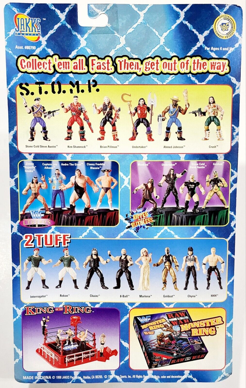 1998 WWF Jakks Pacific Shotgun Saturday Night Series 1 Undertaker