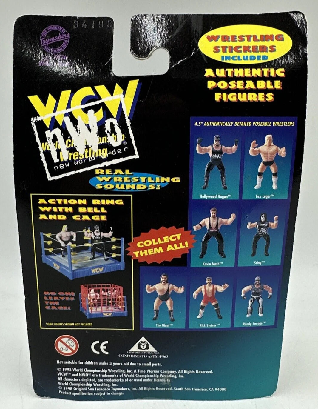 1998 WCW OSFTM 4.5" Articulated Hollywood Hogan