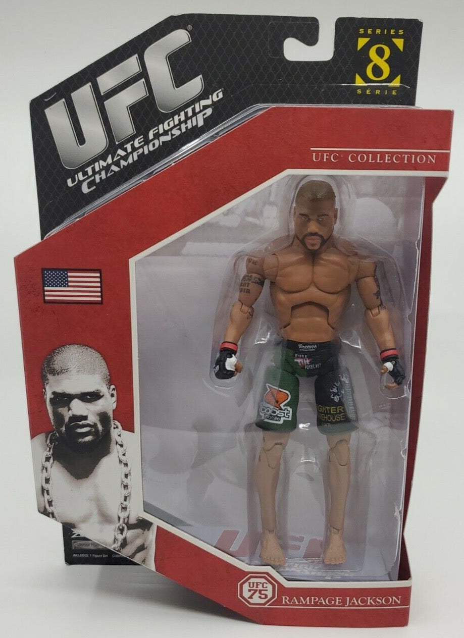 2011 Jakks Pacific UFC 75 Series 8 Rampage Jackson – Wrestling