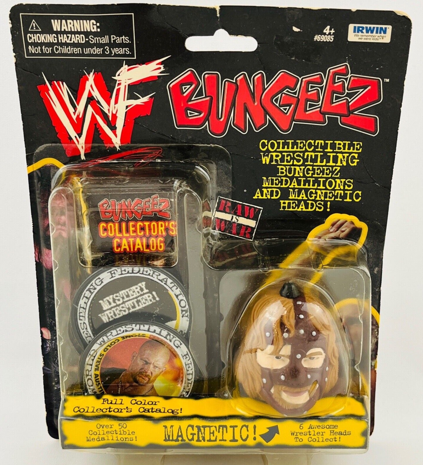 『WWF』フィギュア 1999 WWF Irwin Toy Mankind Bungeez – Wrestling Figure Database