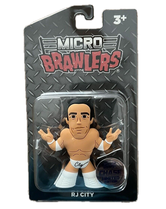 2024 Pro Wrestling Tees Crate Exclusive Micro Brawler RJ City [March, Chase]
