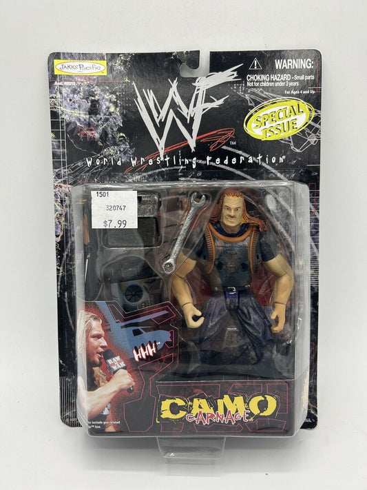 1999 WWF Jakks Pacific Camo Carnage Special Issue HHH