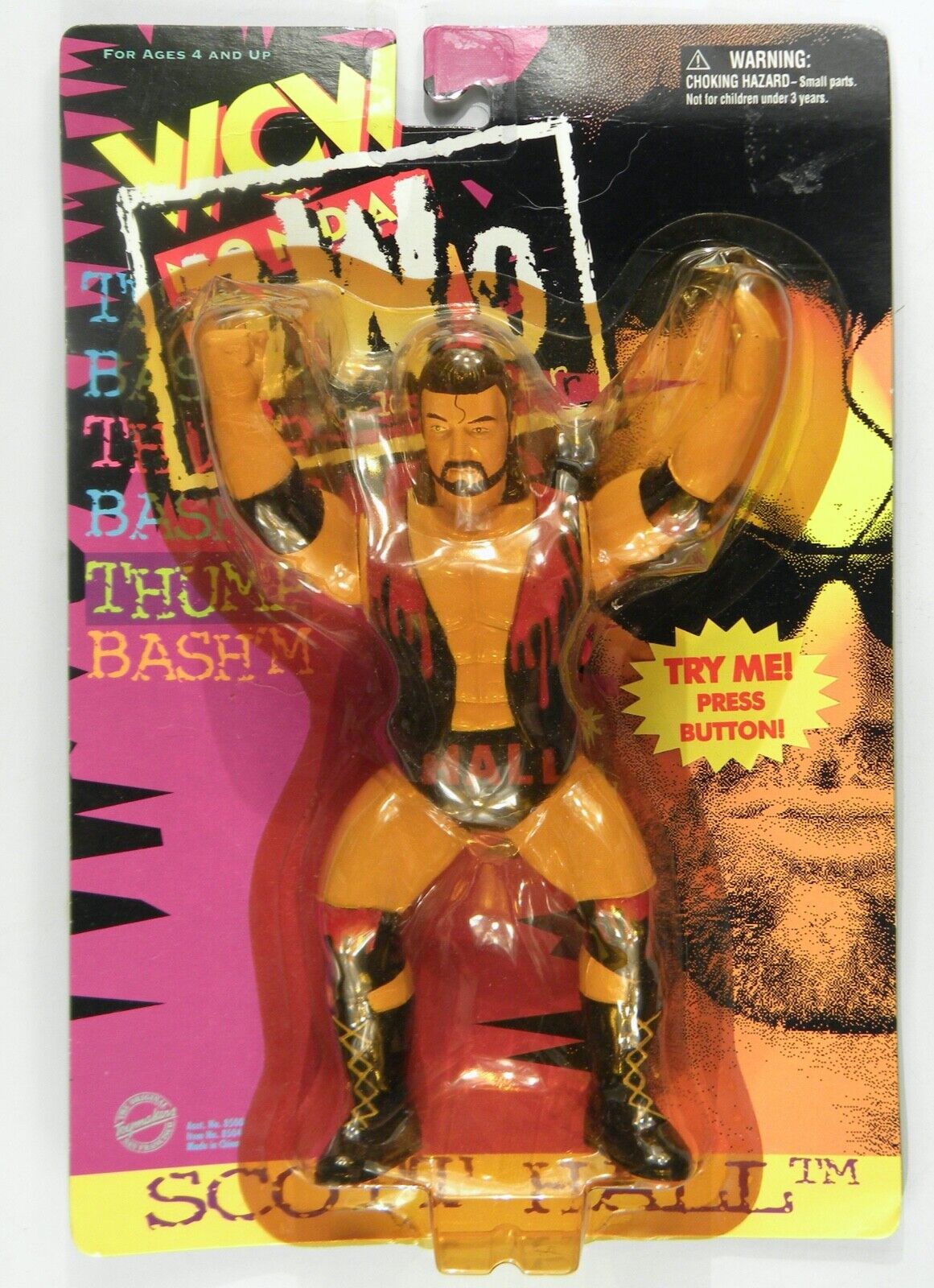 1997 WCW OSFTM Vibrating Scott Hall – Wrestling Figure Database
