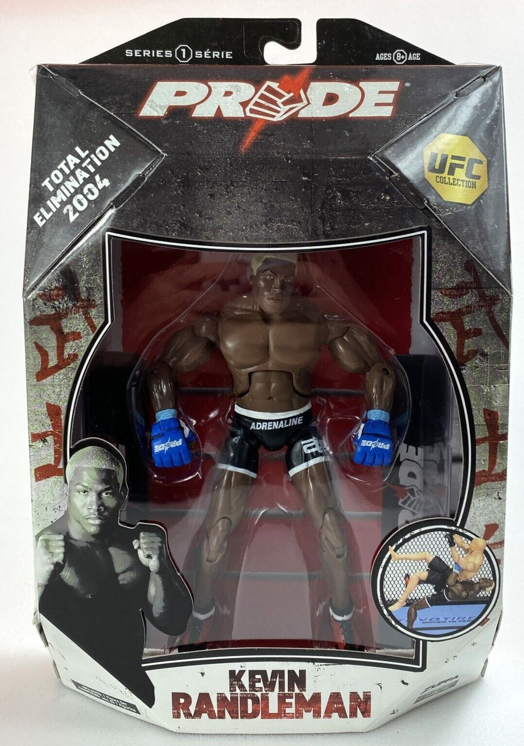 2009 Jakks Pacific PRIDE Total Elimination 2004 Series 1 Kevin