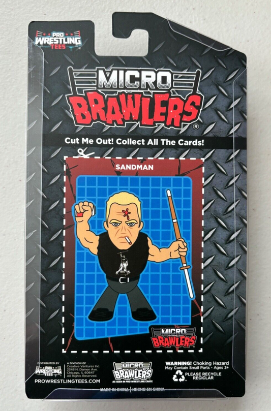 2021 Pro Wrestling Tees Micro Brawlers Hardcore Edition Sandman