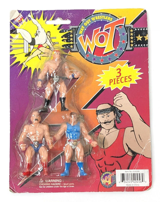 Way Out Toys Bootleg/Knockoff Way Out Wrestlers Minis 3-Pack