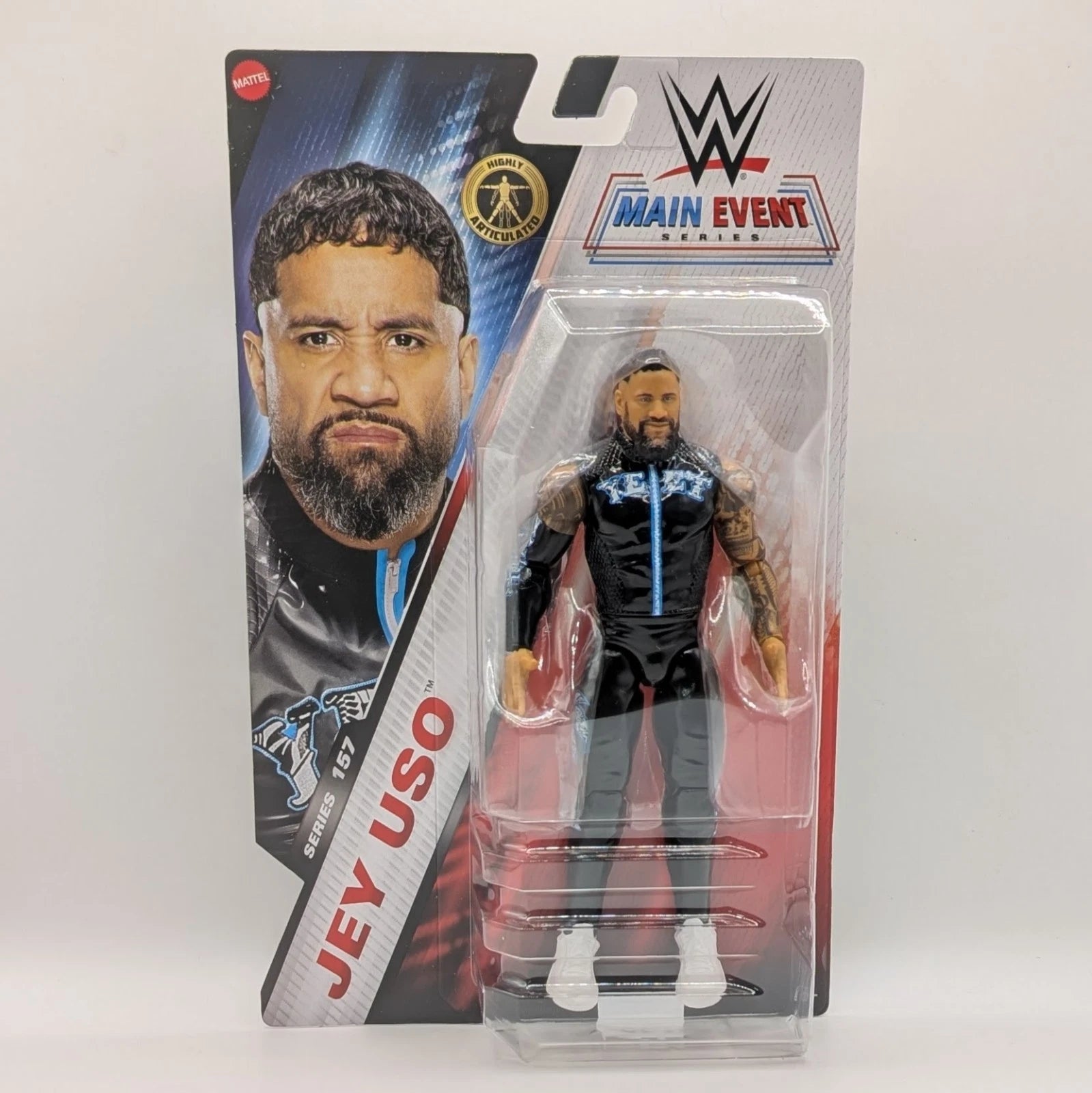 2025 WWE Mattel Main Event Series 157 Jey Uso – Wrestling Figure