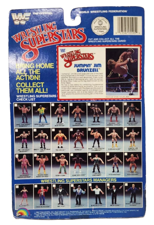 1987 WWF LJN Wrestling Superstars Series 4 Jumpin' Jim Brunzell