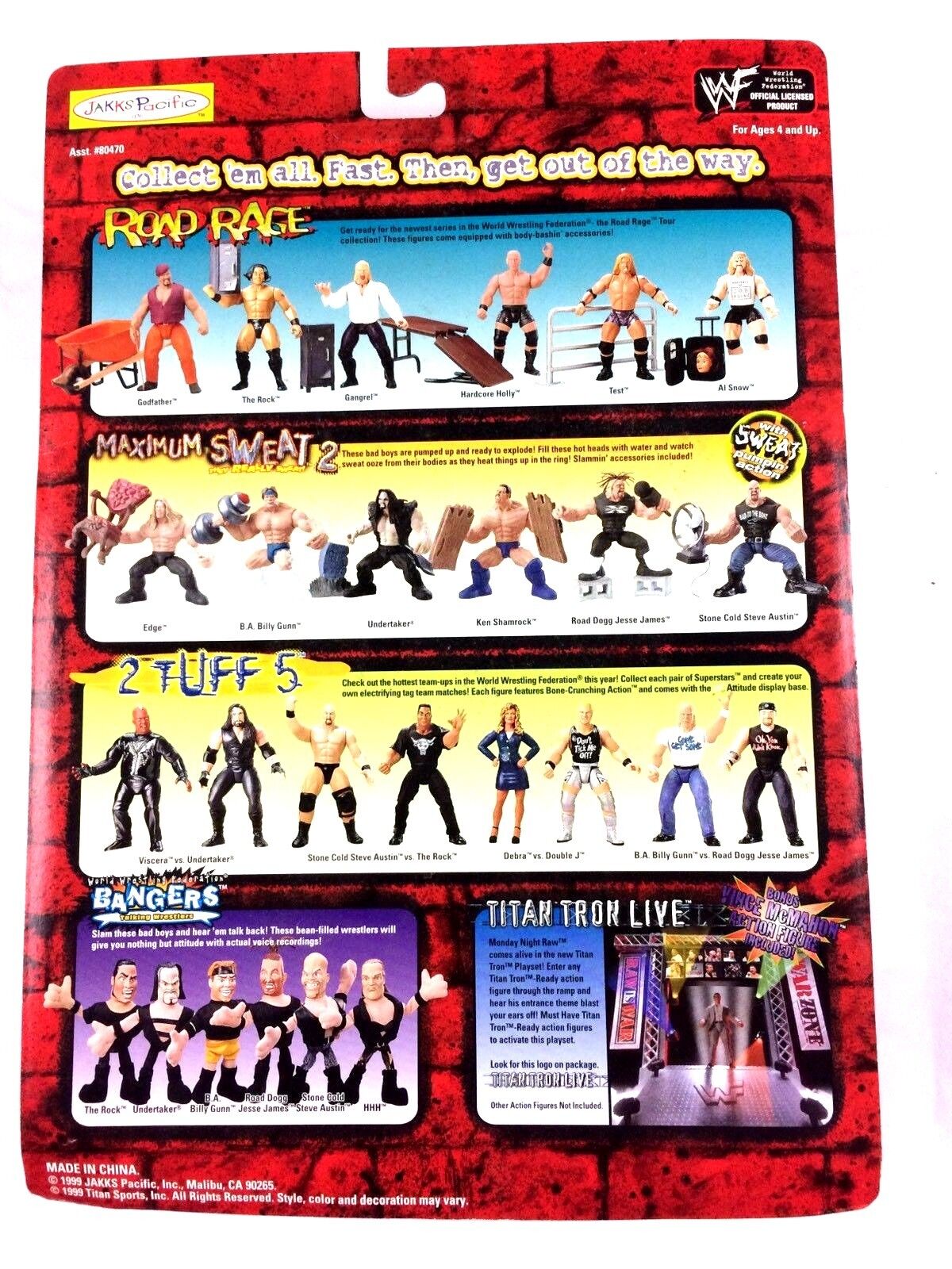 1999 WWF Jakks Pacific SummerSlam '99 "Road Rage" Test